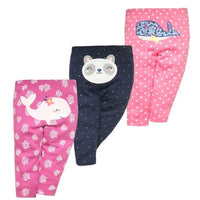 Lot de 3 collants sans pieds en Coton avec Design Amusants pour Enfants - CottonLegs