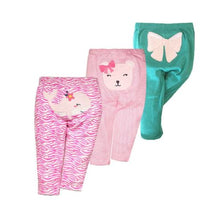Lot de 3 collants sans pieds en Coton avec Design Amusants pour Enfants - CottonLegs