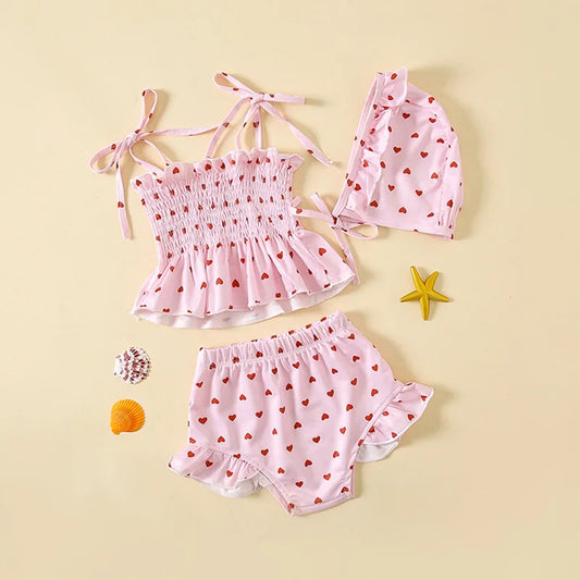 Maillot de Bain 3 Pièces Bébé Fille - SweetHeart