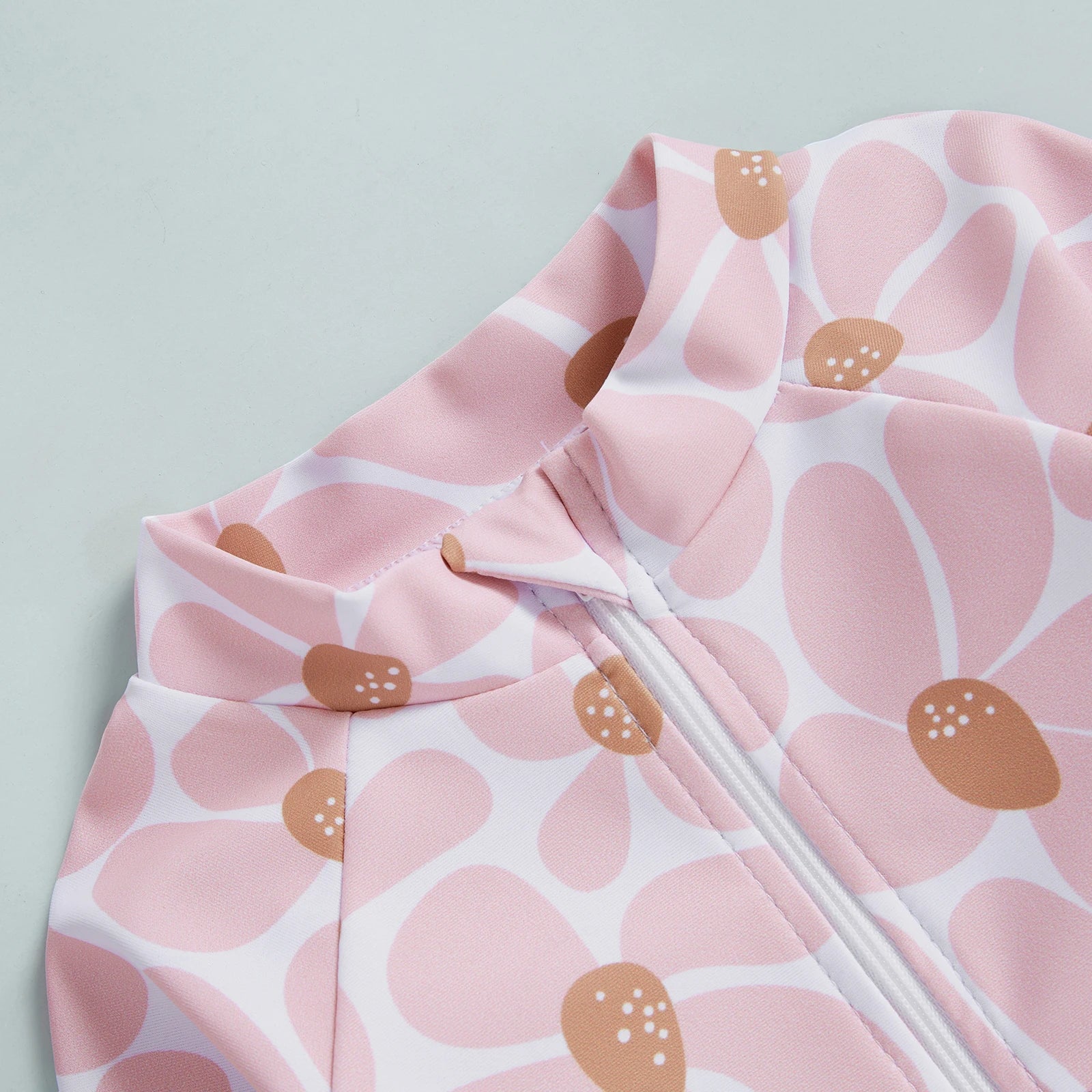 Maillot de Bain Bébé Fille Floral Volants avec Bonnet de Bain - FloralBaby