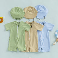 Maillot de Bain Bébé Garçon - Chapeau de Soleil, Tenue de Bain pour Tout-Petits - WhaleSplash
