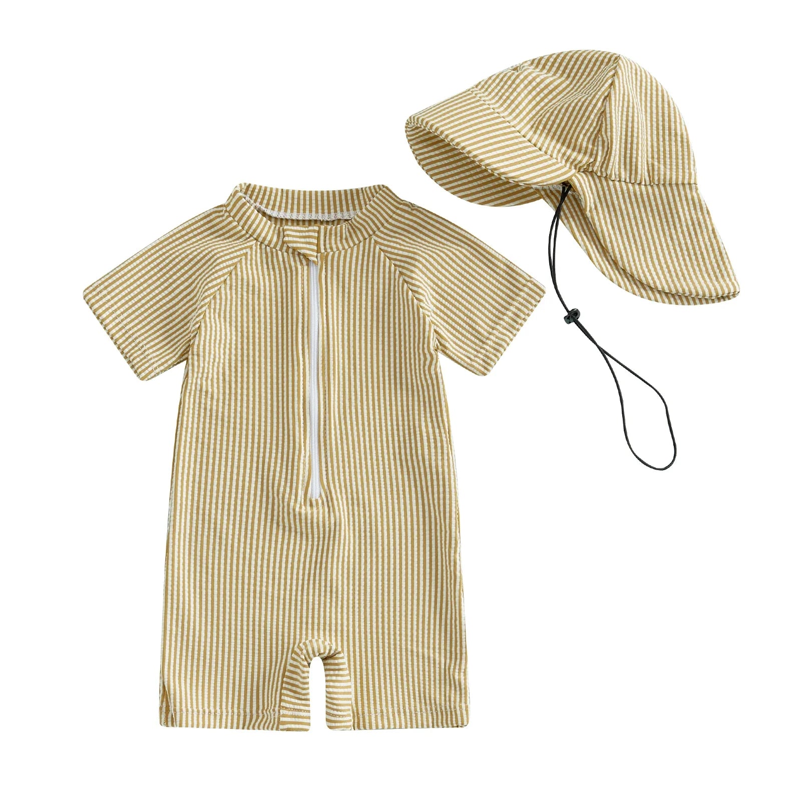Maillot de Bain Bébé Garçon - Chapeau de Soleil, Tenue de Bain pour Tout-Petits - WhaleSplash