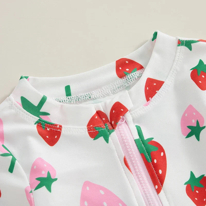 Maillot de Bain Imprimé Princesse Harvey  pour Bébé Fille avec Chapeau - PrincessBerrySwim
