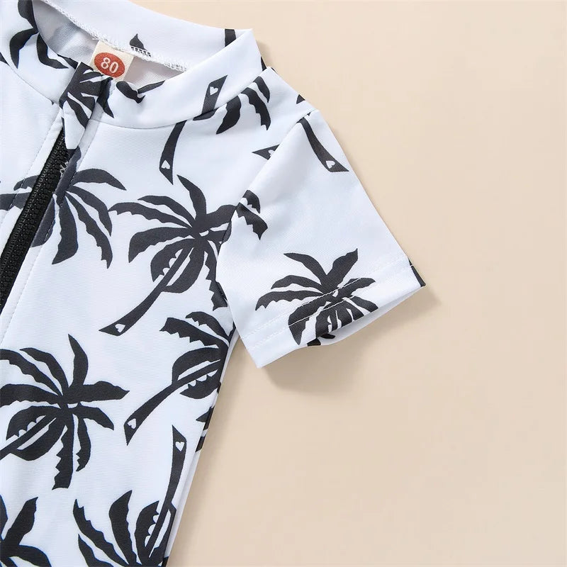 Maillot de Bain Nouveau-Né Garçon avec Chapeau - BébéVibe