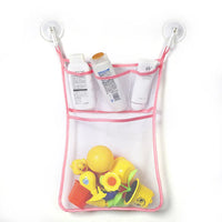 Organisateur de Bain avec 4 Poches et Ventouses pour Jouets et Accessoires - SplashOrganiz