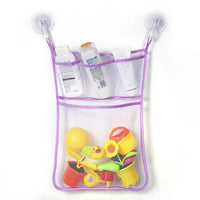 Organisateur de Bain avec 4 Poches et Ventouses pour Jouets et Accessoires - SplashOrganiz