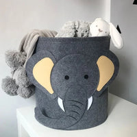 Panier de Rangement pour Jouets avec Animaux Assortis - Panjouet