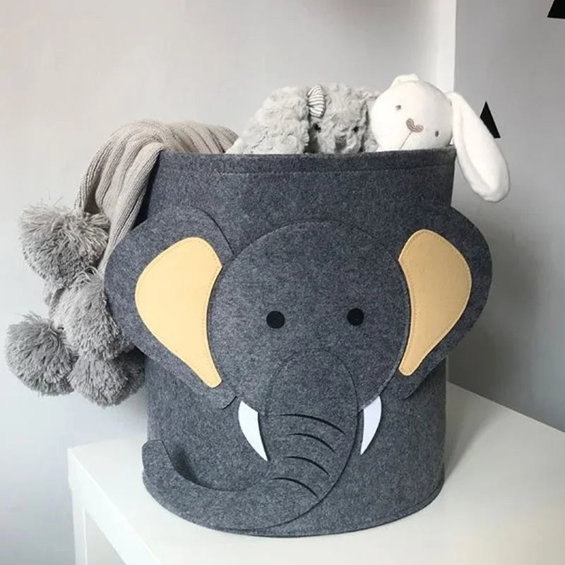 Panier de Rangement pour Jouets avec Animaux Assortis - Panjouet