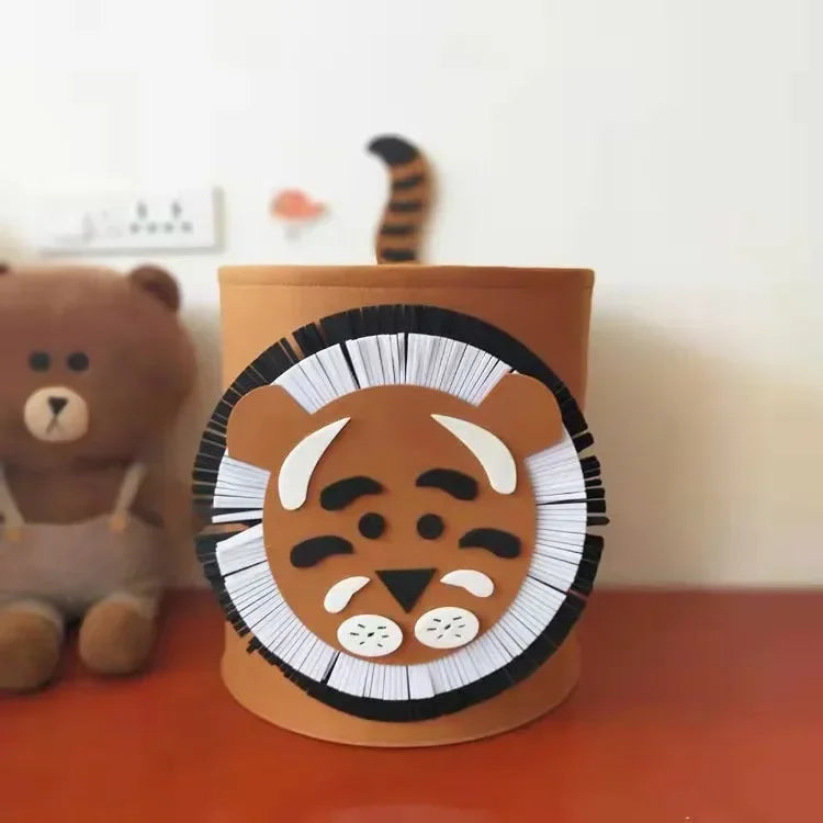 Panier de Rangement pour Jouets avec Animaux Assortis - Panjouet