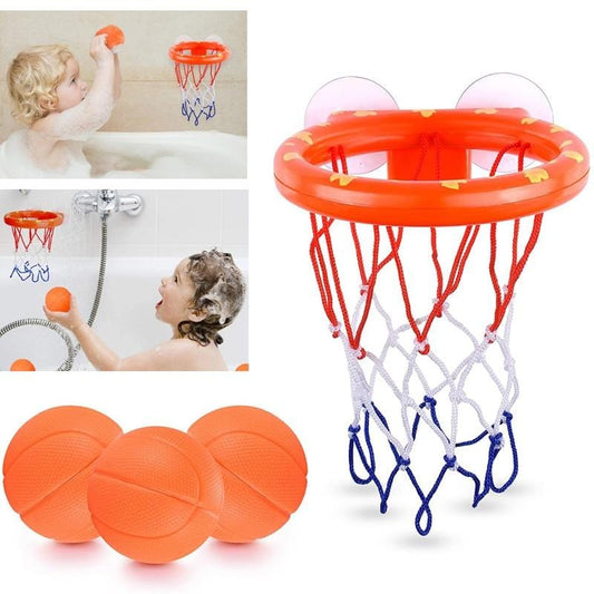 Panier de basket ventouse avec 3 balles pour le bain - HoopSplash