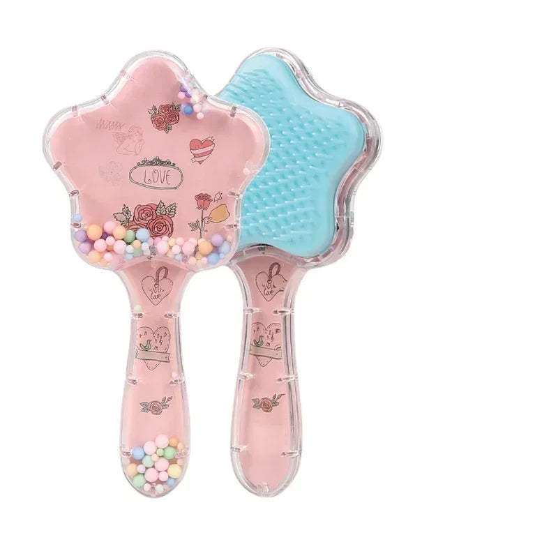 Peignes Magiques Étoile - Brosse Démêlante Licorne, Massage Antistatique - UnicornStarComb