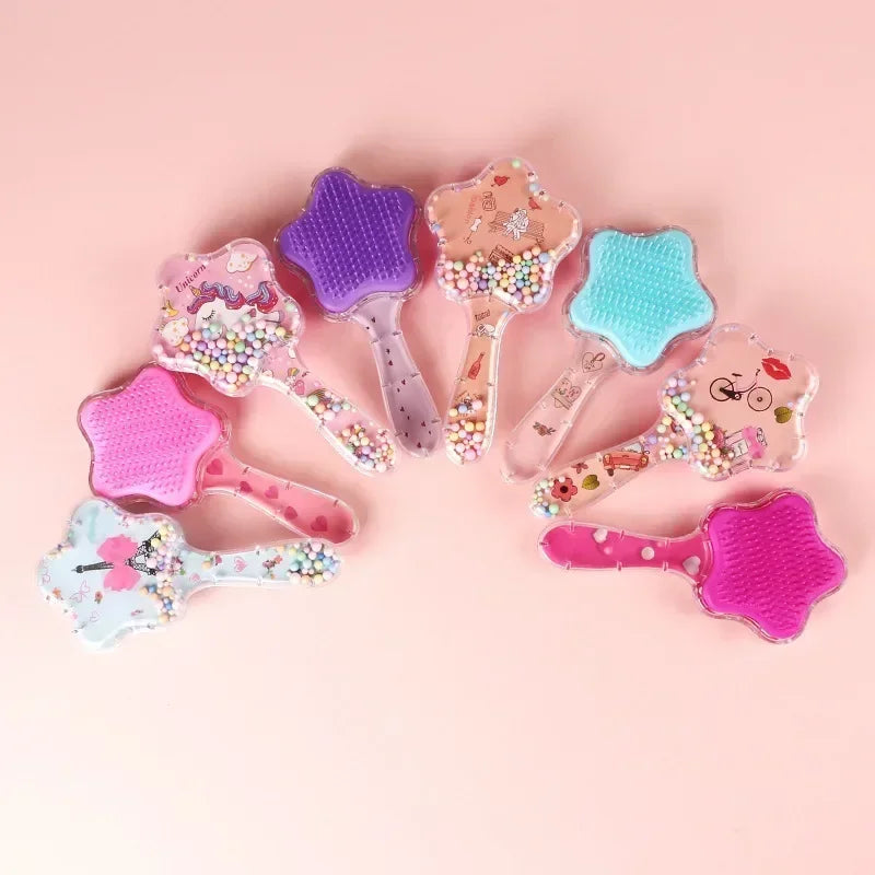 Peignes Magiques Étoile - Brosse Démêlante Licorne, Massage Antistatique - UnicornStarComb