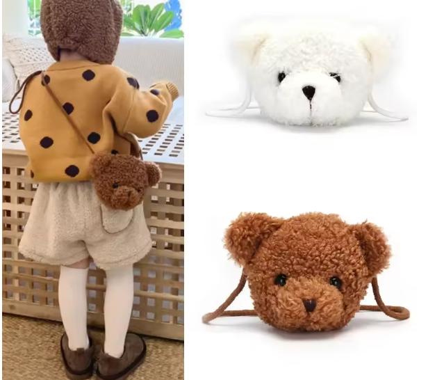 Petit sac à main en forme d'ours pour enfant fille - Oursette