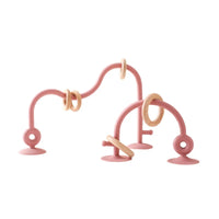 Piste pour Billes en Bois et Silicone avec Anneaux - JeuMultivarié