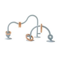 Piste pour Billes en Bois et Silicone avec Anneaux - JeuMultivarié