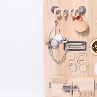 Planche de Verrouillage Montessori en Bois - LOCKYBOARD