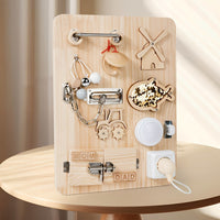 Planche de Verrouillage Montessori en Bois - LOCKYBOARD