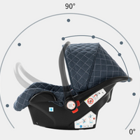 Poussette Bébé 3 en 1 Réversible avec Nacelle et Siège Auto – Châssis Aluminium Haut Paysage