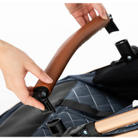 Poussette Bébé 3 en 1 Réversible avec Nacelle et Siège Auto – Châssis Aluminium Haut Paysage