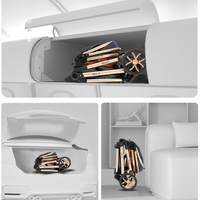 Poussette Bébé 3 en 1 Réversible avec Nacelle et Siège Auto – Châssis Aluminium Haut Paysage