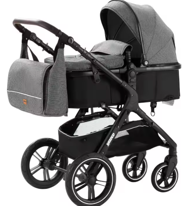 Poussette Bébé 3 en 1 avec Siège Auto et Nacelle – Offre Premium – Landauluxe