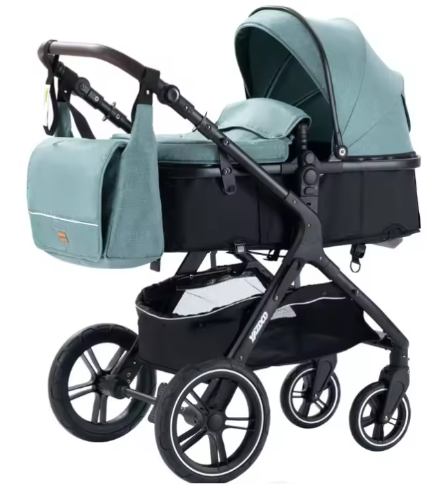 Poussette Bébé 3 en 1 avec Siège Auto et Nacelle – Offre Premium – Landauluxe