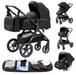 Poussette Bébé 3 en 1 avec Siège Auto et Nacelle – Offre Premium – Landauluxe