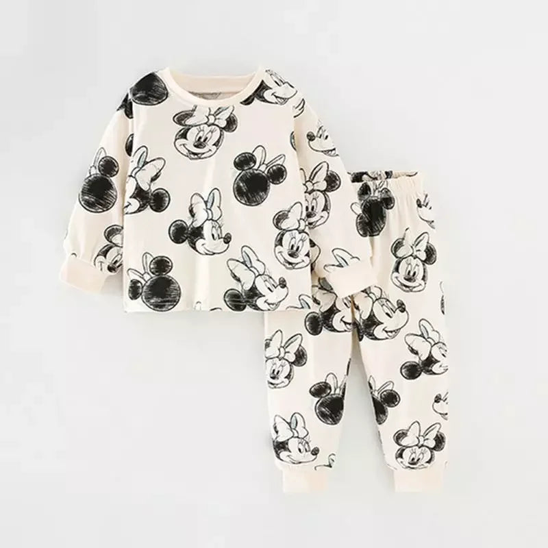 Pyjama 2 Pièces en Coton 100% pour Bébé avec Pantalon et T-shirt à Manches Longues -  PyjamaCoton