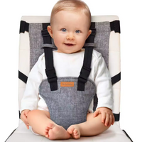 Rehausseur Bébé Chaise Haute de Voyage – Siège Portable Sécurisé et Pliable (0 à 3 ans) - Siègesécu
