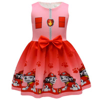 Robe Pat' Patrouille pour fille avec cape et masque - Cosplay