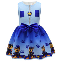 Robe Pat' Patrouille pour fille avec cape et masque - Cosplay