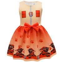 Robe Pat' Patrouille pour fille avec cape et masque - Cosplay