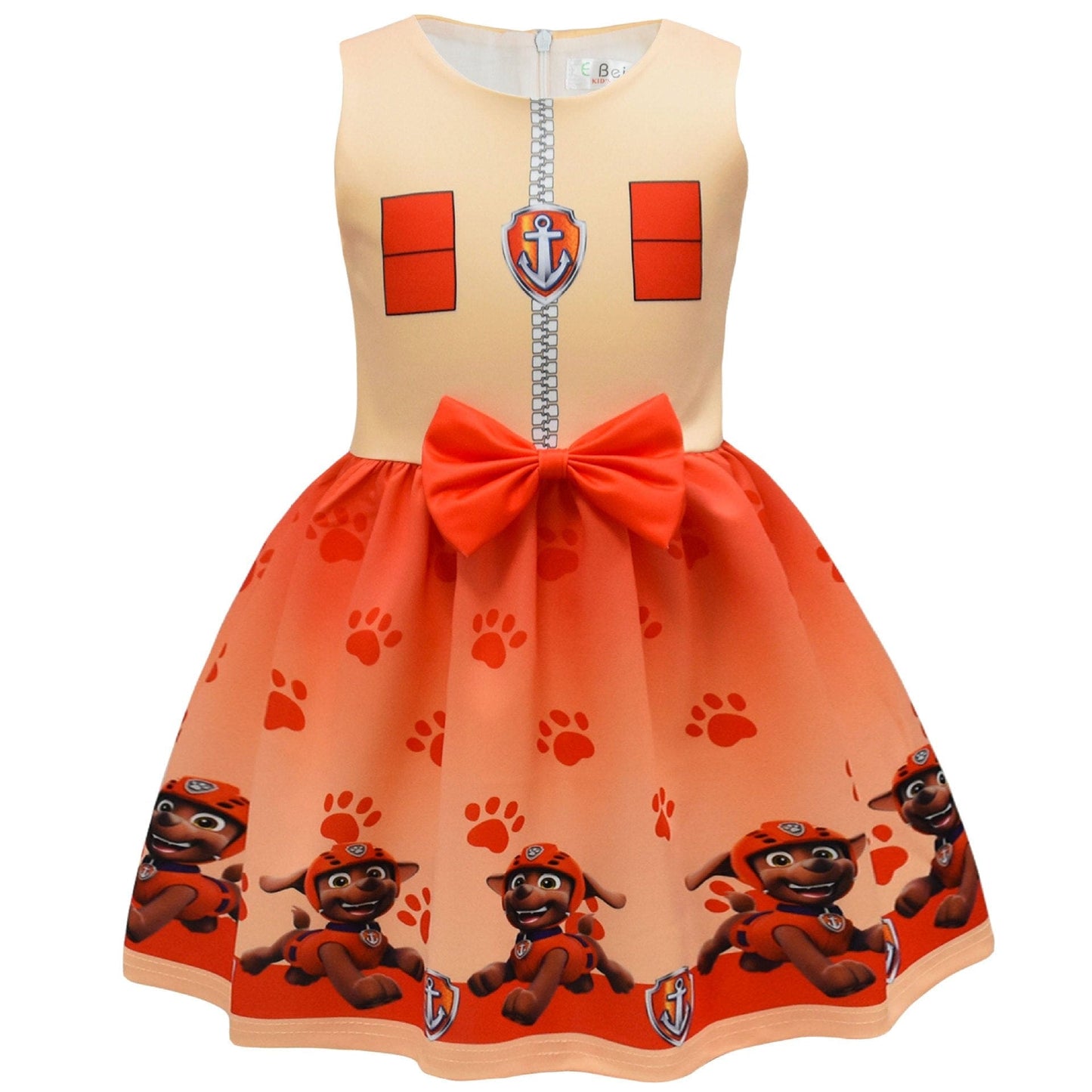 Robe Pat' Patrouille pour fille avec cape et masque - Cosplay