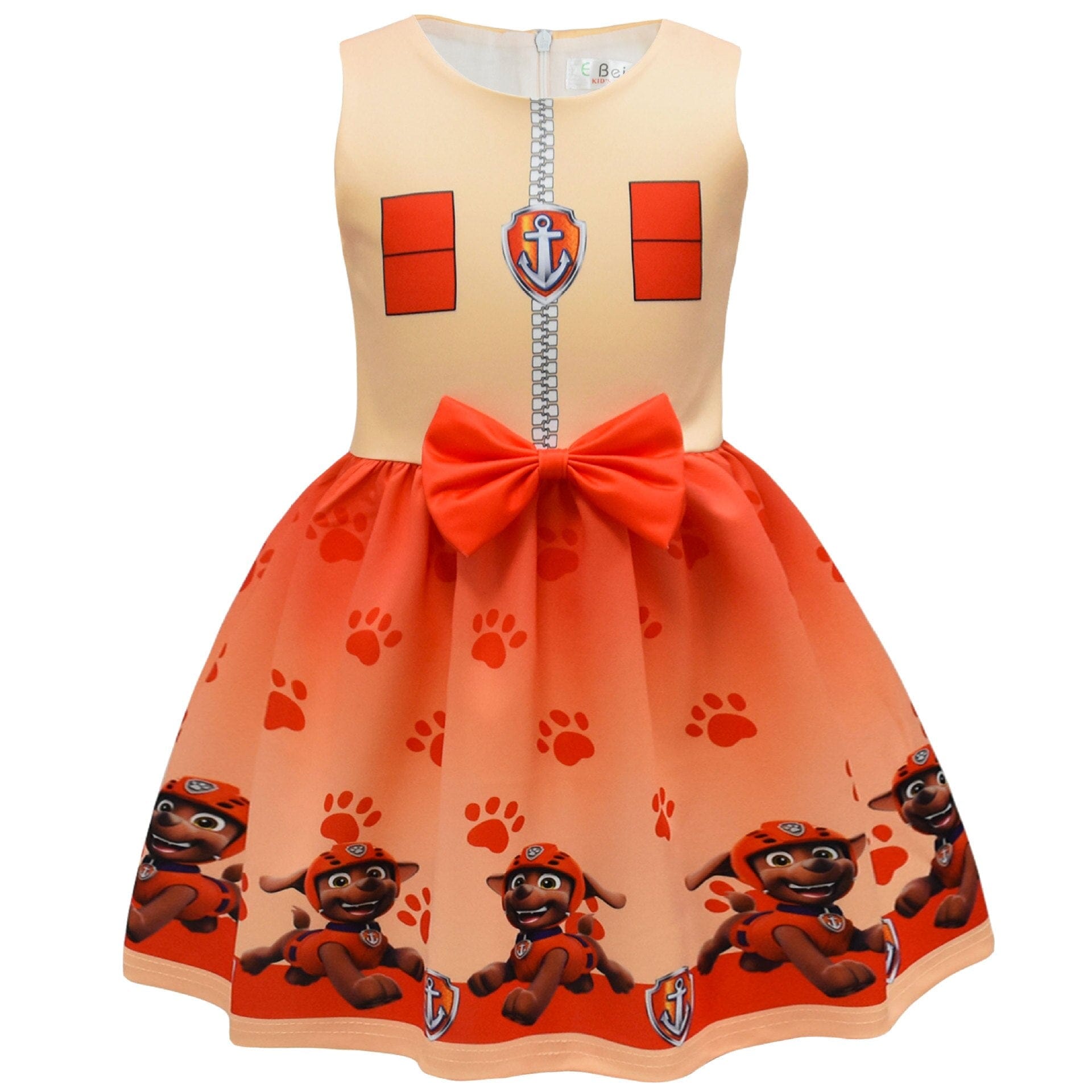 Robe Pat' Patrouille pour fille avec cape et masque - Cosplay