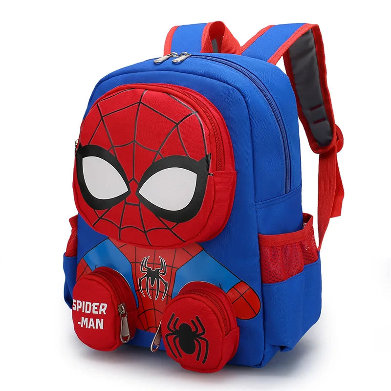 Sac à Dos 3D Spiderman pour Enfants avec Zip et Poches Latérales - SpideyBag