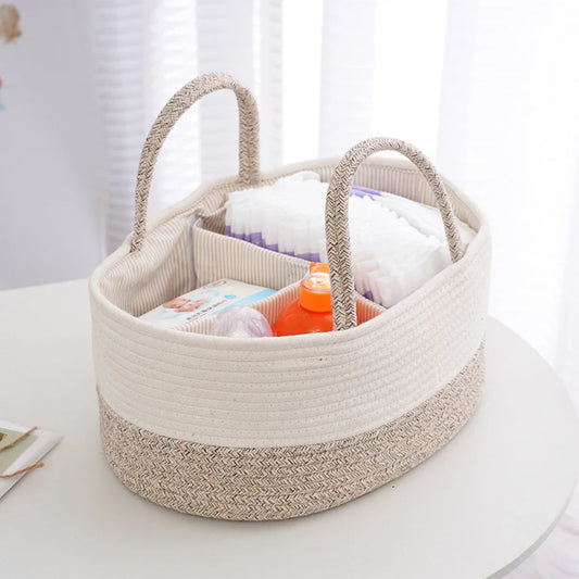 Panier de Rangement en Coton et Corde - OrgaCouche