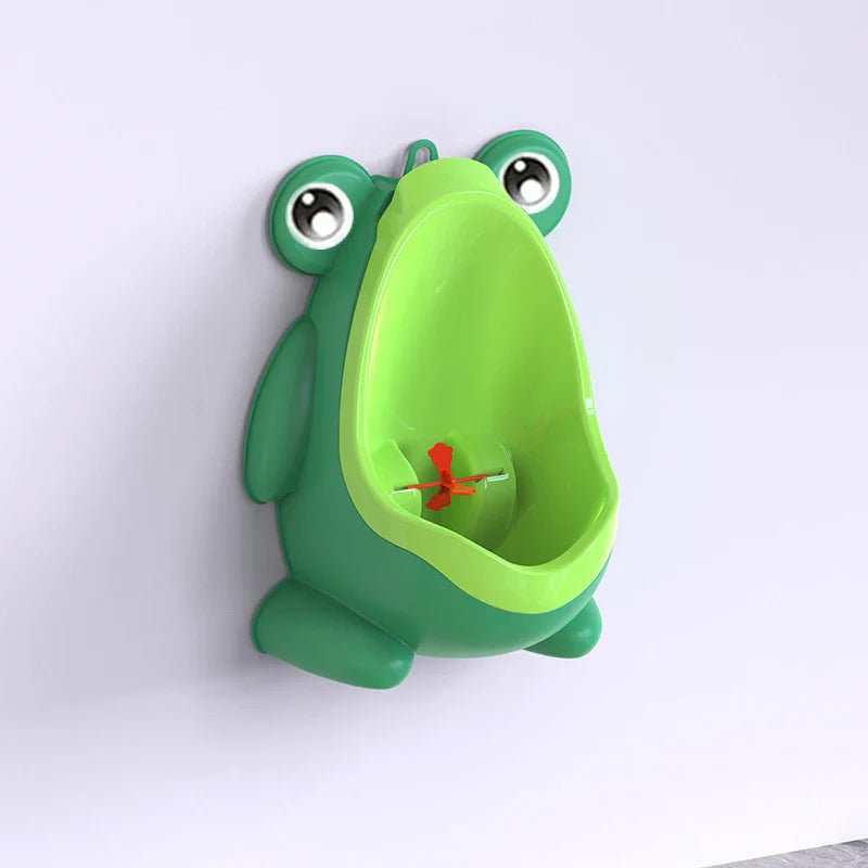 Entraîneur de Pot de Chambre Murale pour Enfants - Urinoir à Forme de Grenouille - Frogpot