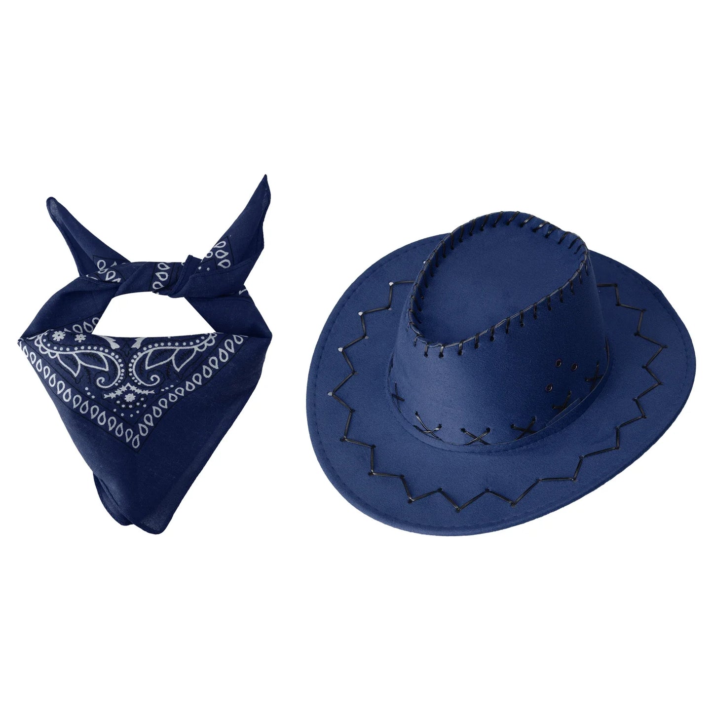 Set Bandana et Chapeau de Cowboy pour Enfants (2 pièces)  - CowboyKids