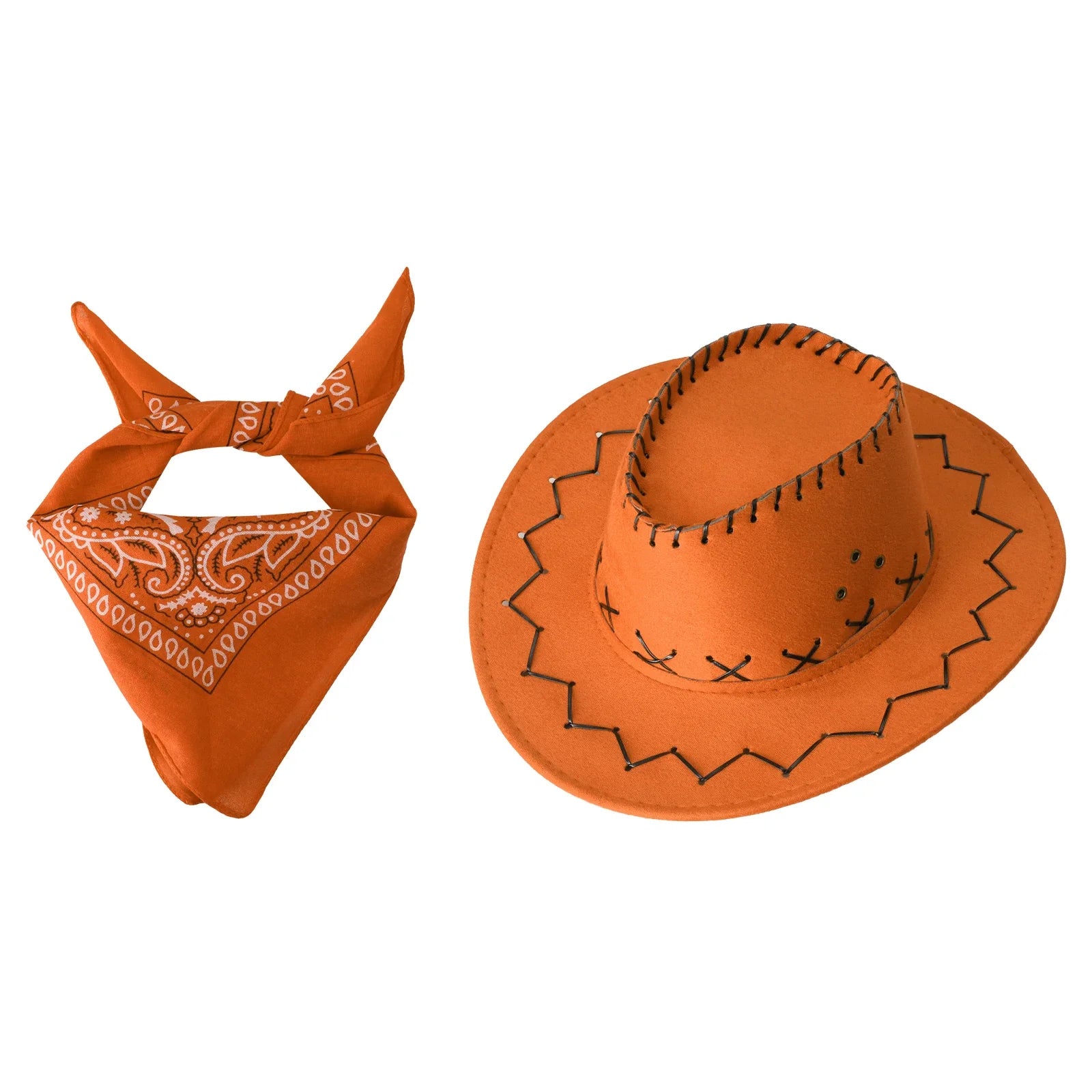 Set Bandana et Chapeau de Cowboy pour Enfants (2 pièces)  - CowboyKids