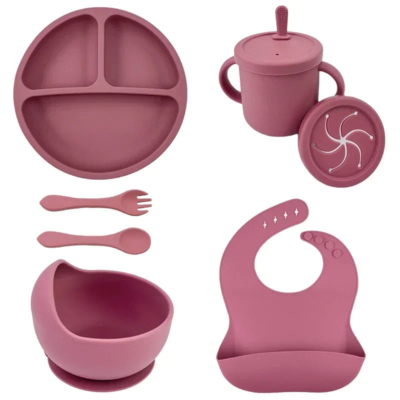 Ensemble repas bébé silicone - BabyMealSet