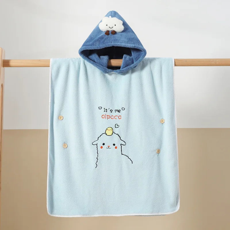 Poncho de Bain Enfant |  2-10 Ans - PonchoBambou