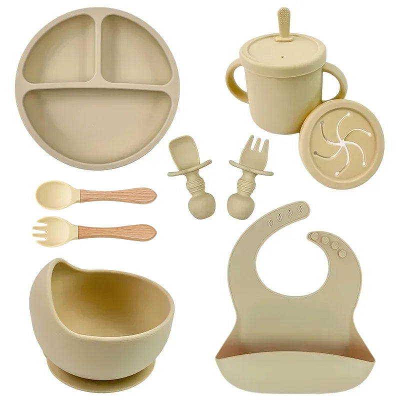 Ensemble repas bébé silicone - BabyMealSet