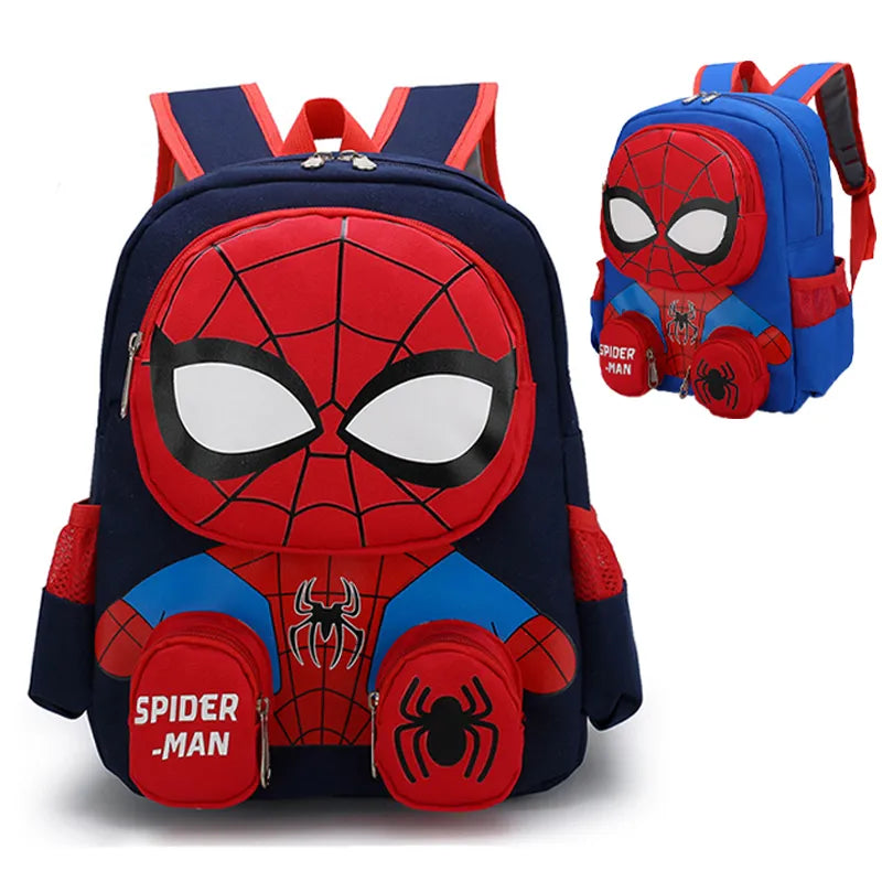 Sac à Dos 3D Spiderman pour Enfants avec Zip et Poches Latérales - SpideyBag