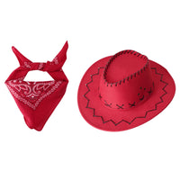 Set Bandana et Chapeau de Cowboy pour Enfants (2 pièces)  - CowboyKids