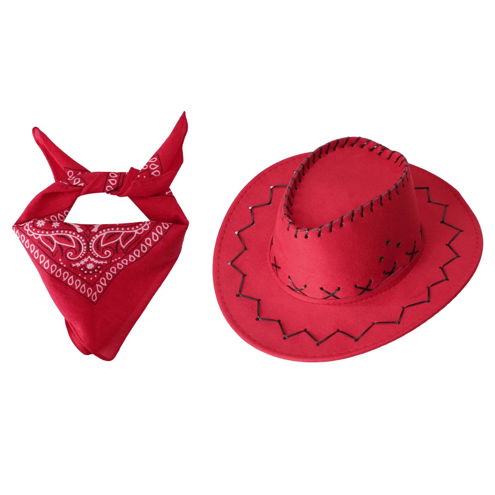 Set Bandana et Chapeau de Cowboy pour Enfants (2 pièces)  - CowboyKids