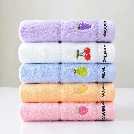 Serviette de Bain Bébé Ultra Absorbante | 100% Coton, 0-36 Mois - CotonDoux Fruitée