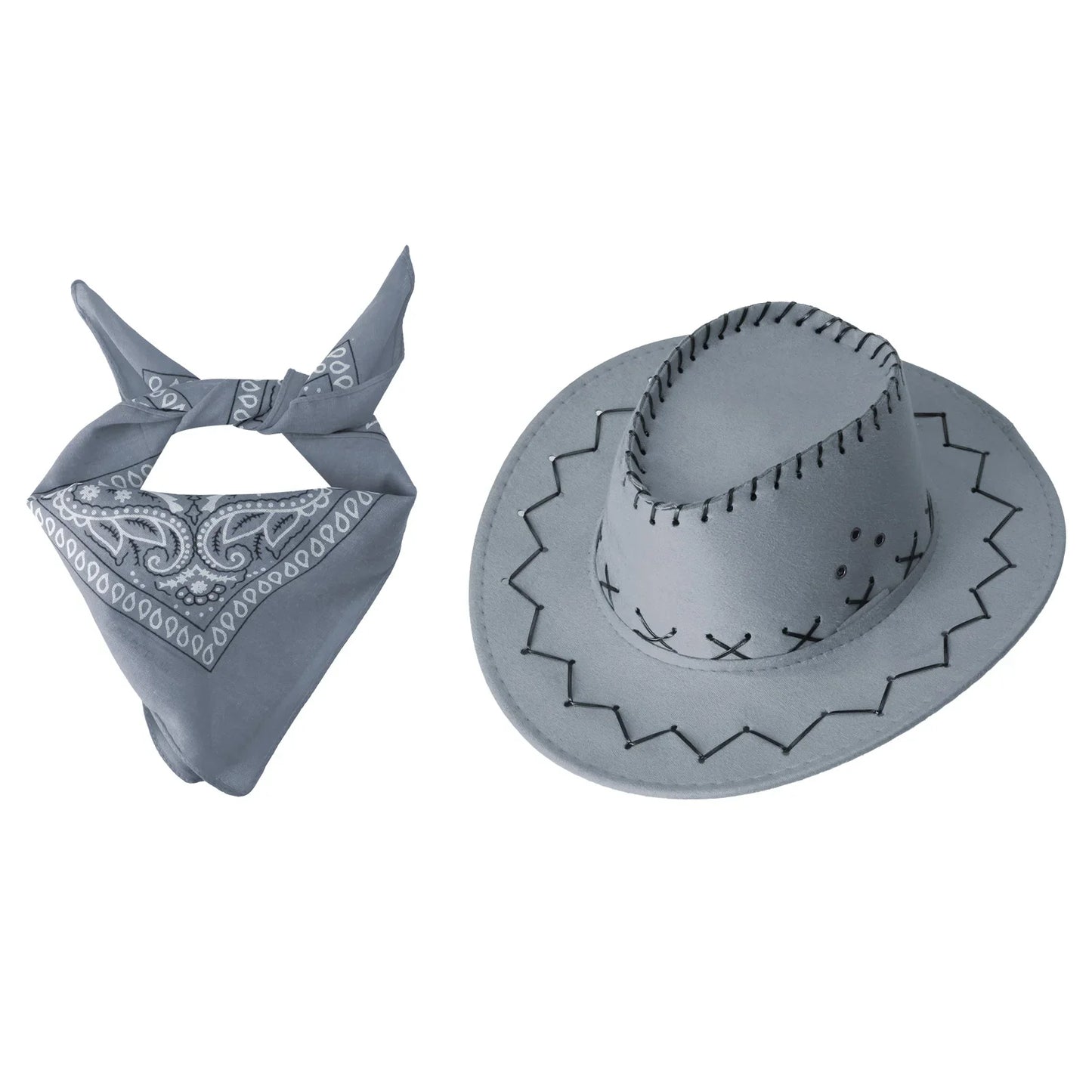 Set Bandana et Chapeau de Cowboy pour Enfants (2 pièces)  - CowboyKids