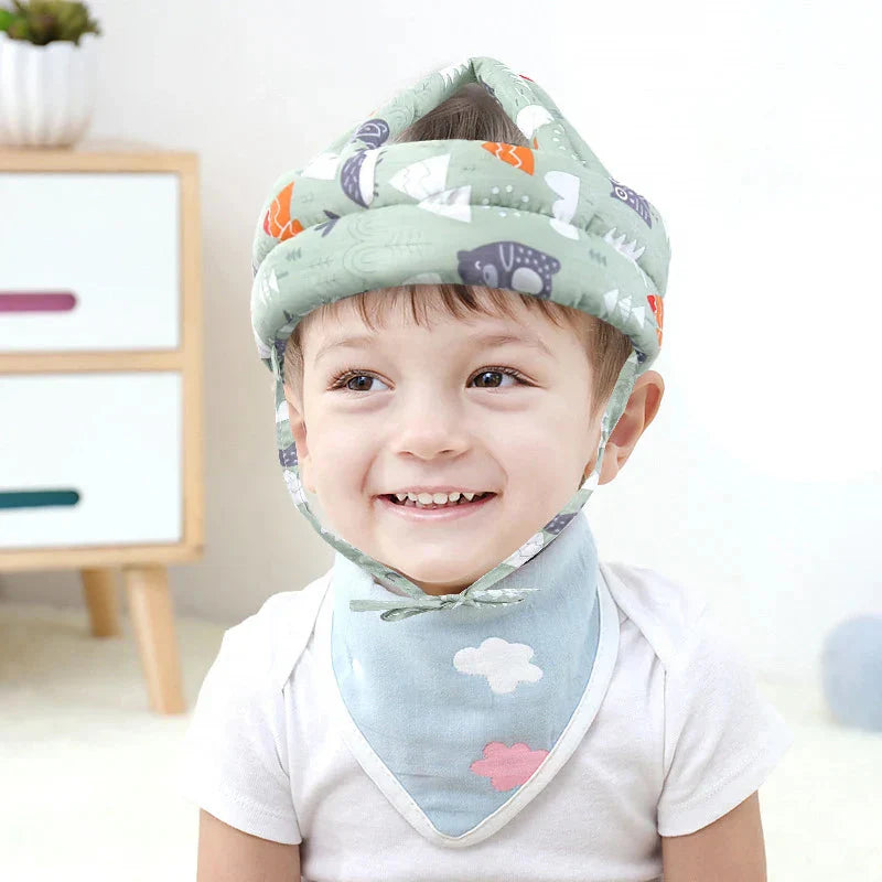 Casque Bébé Anti-Choc Léger et Réglable - Petit Gardien