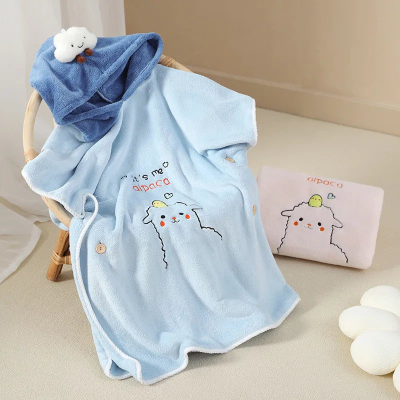 Poncho de Bain Enfant |  2-10 Ans - PonchoBambou