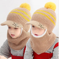 Chapeau et écharpe enfant 2-en-1 hiver - SnugCap